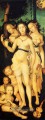 Harmonie der drei Grazien Renaissance Nacktheit Maler Hans Baldung